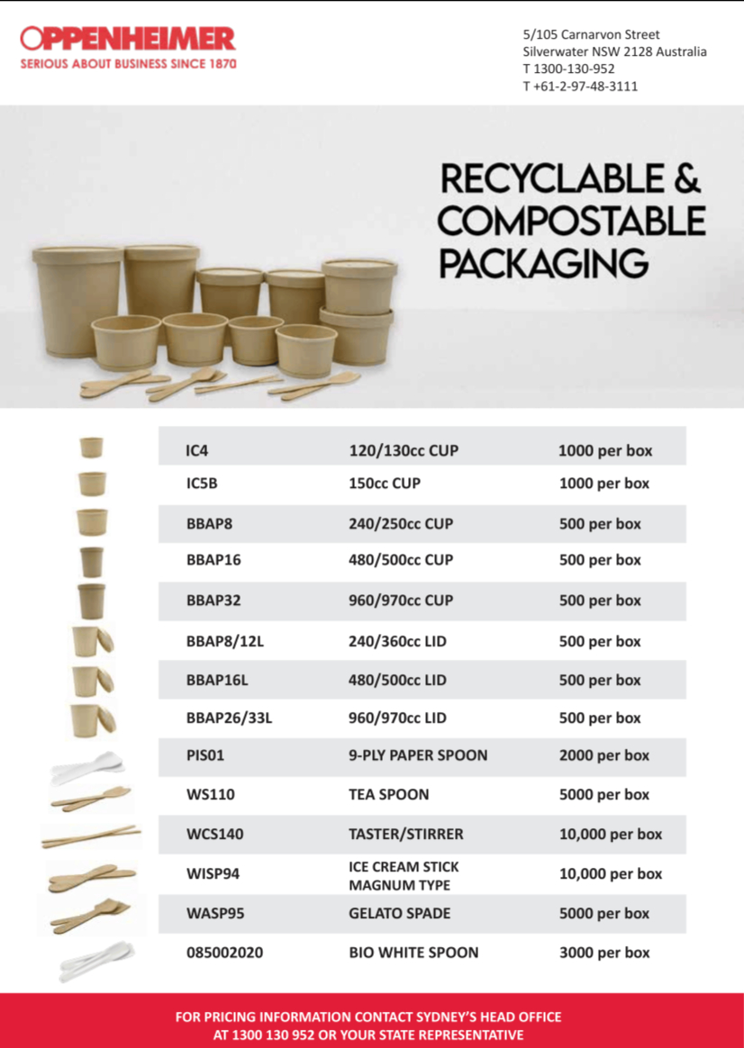 Gelato Recyclable